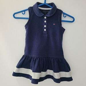 Tommy Hilfiger Navy Polo Style Dress 18 M